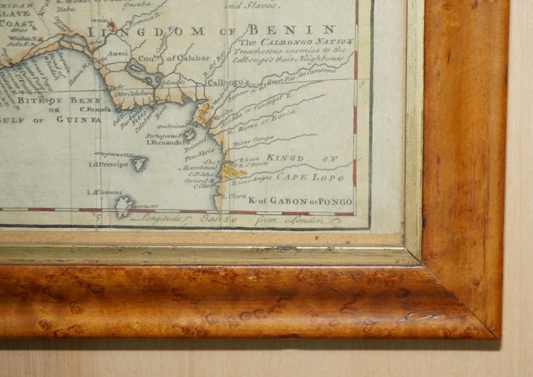 1747 British Map Showing the Kingdom of Judah on the West Coast of ...