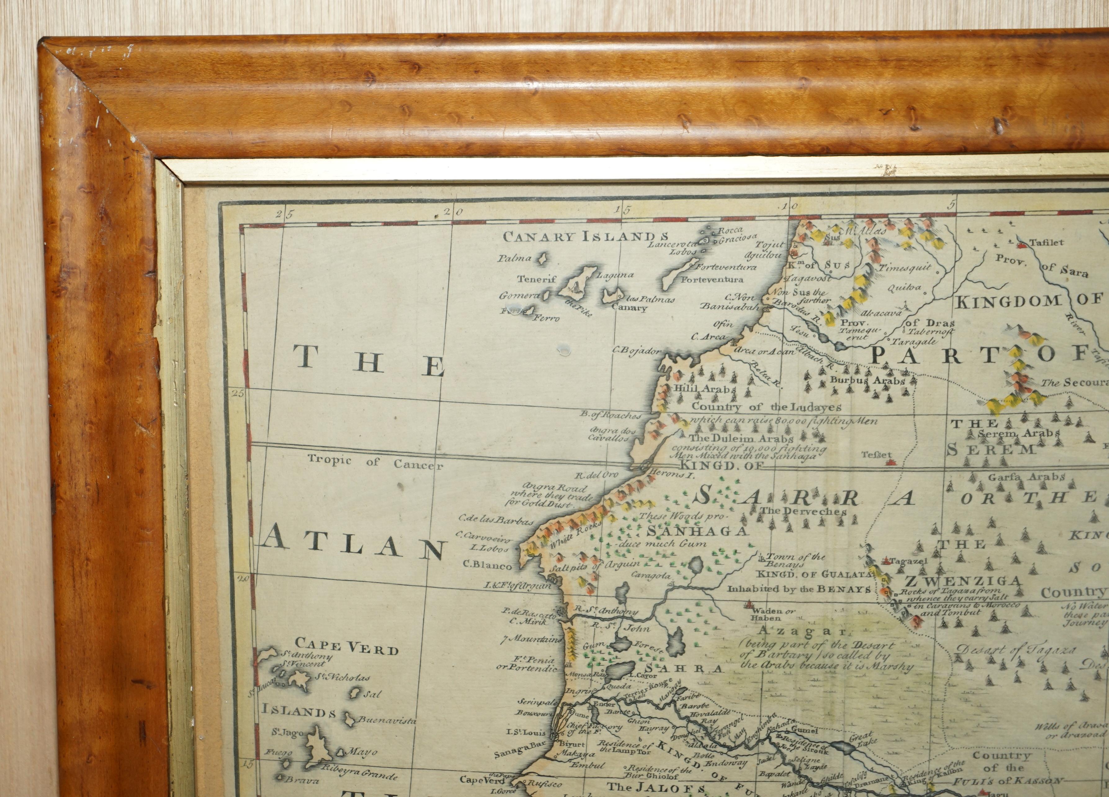 Other 1747 British Map Showing the Kingdom of Judah on the West Coast of Africa
