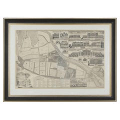 1748 Map of Richmond Upon Thames by John Roque