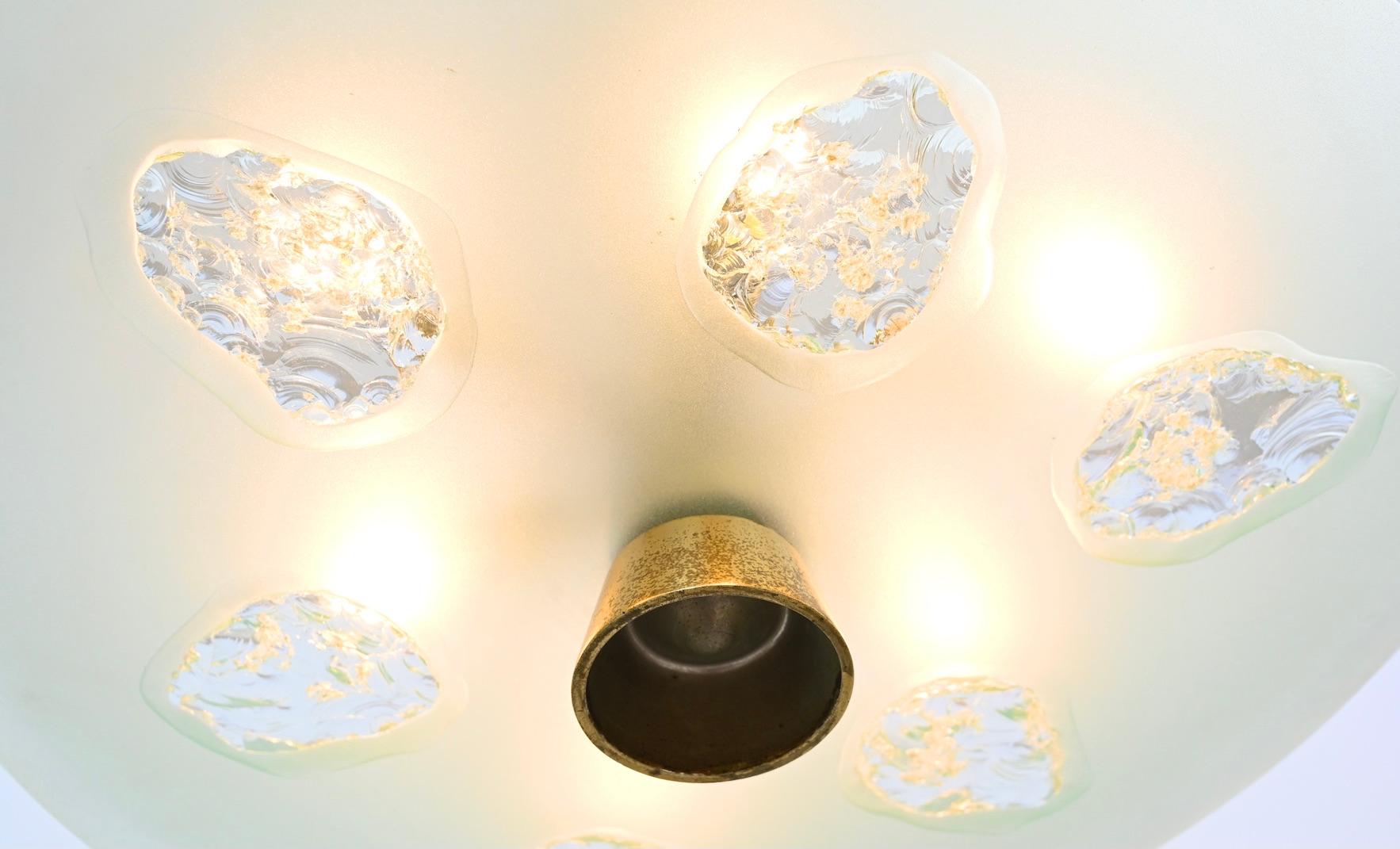 '1748' Model Ceiling Light by Max Ingrand and Dubé for Fontana Arte, Italy, 1957 In Good Condition For Sale In London, GB