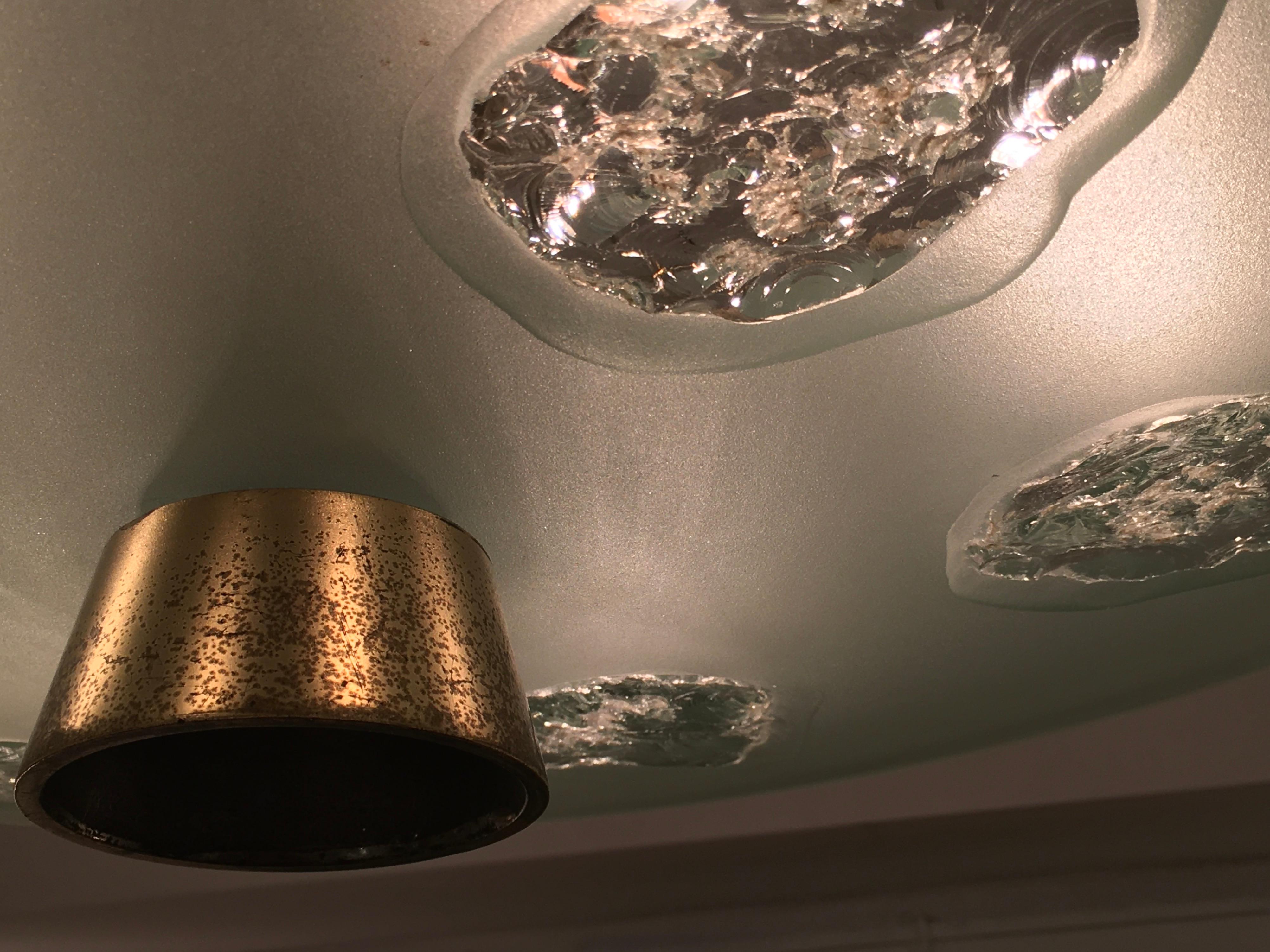 '1748' Model Ceiling Light by Max Ingrand and Dubé for Fontana Arte, Italy, 1957 For Sale 5