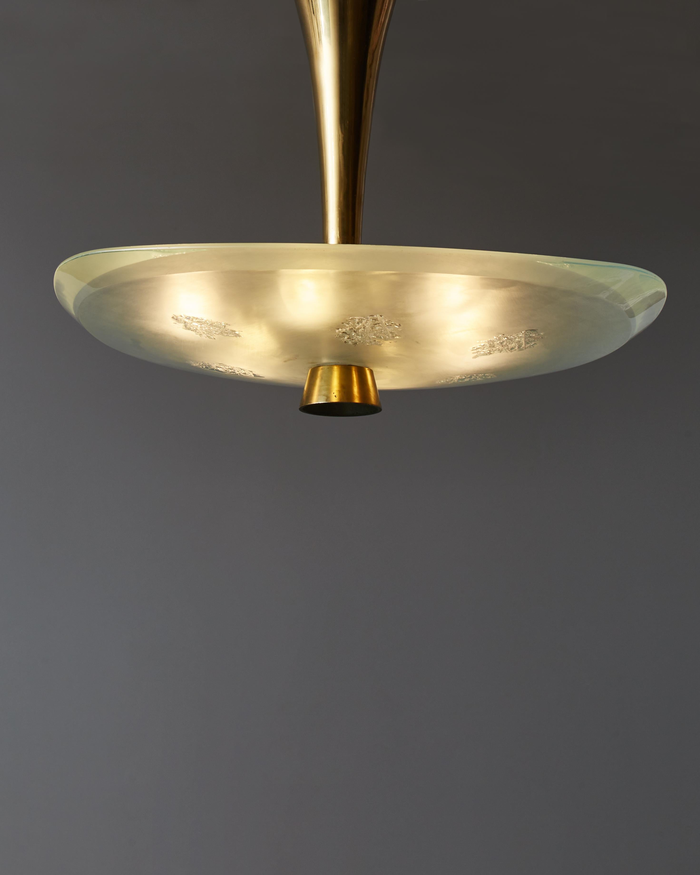 Mid-Century Modern 1748 Suspension by Max Ingrand for Fontana Arte For Sale