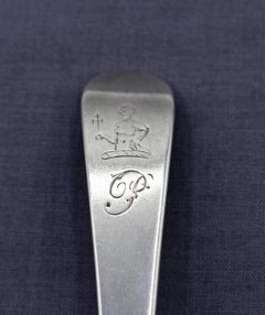 1749 George II London Sterling Silver Tablespoon, Old English Pattern