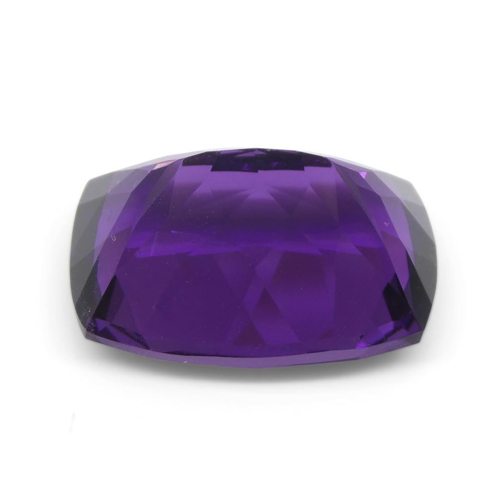 17.4ct Cushion Purple Amethyst from Uruguay For Sale 1