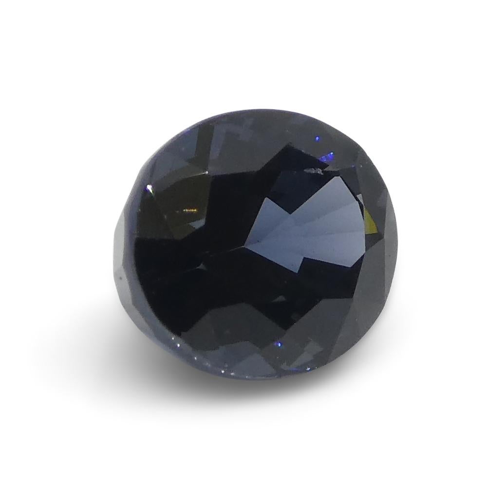1.74 Karat ovaler blauer Spinell aus Birma im Angebot 4