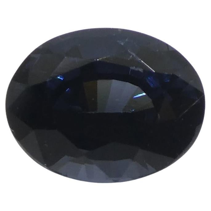 1.74ct Oval Blue Spinel from Burma