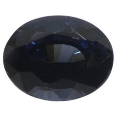 1.74 Karat ovaler blauer Spinell aus Birma