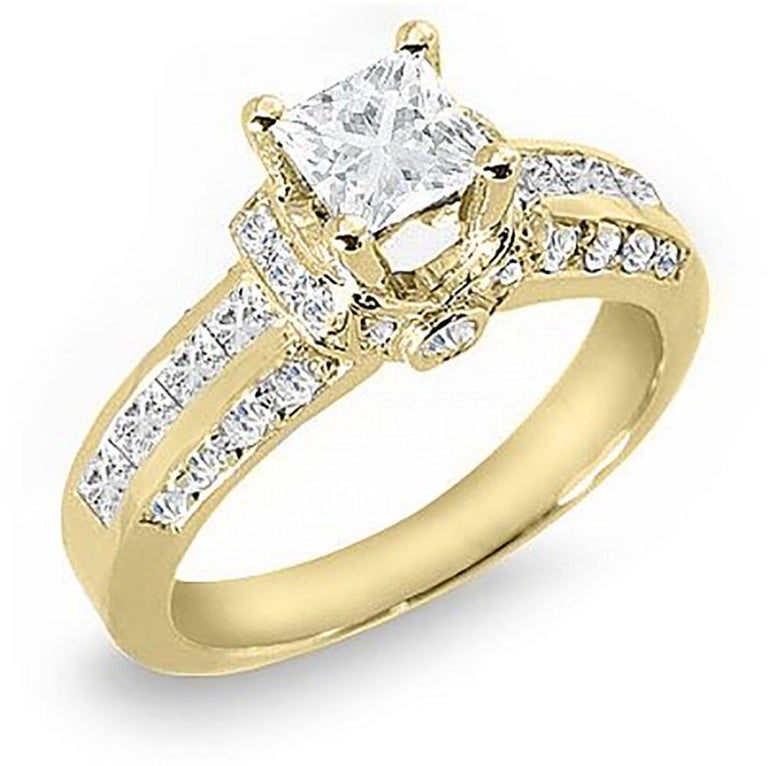 Customizable 1.75 Carat Diamond Engagement Ring For Sale at 1stDibs
