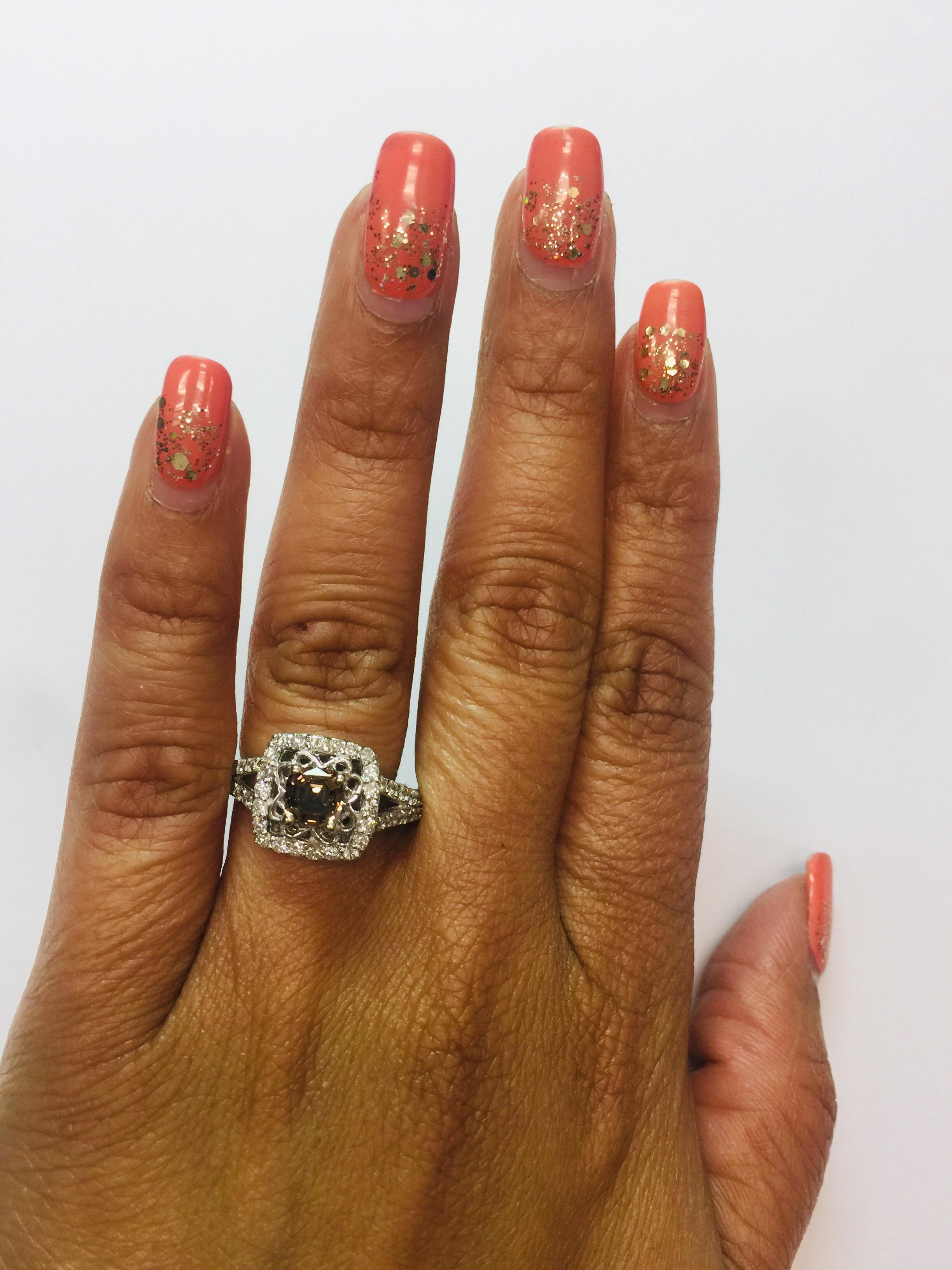 1.75 Carat Fancy Diamond Engagement Ring 1