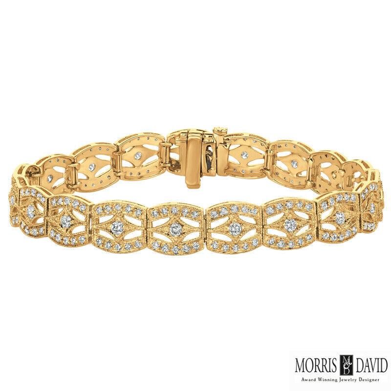 100% Natural Diamonds, Not Enhanced in any way Round Cut Diamond Bracelet 
1.75CT
G-H 
SI  
14K White Gold, pave style, 13.2 gram
7 inches in length, 5/16 inch in width
90 stones - 0.76ct, 190 stones - 0.99ct

B5805W
ALL OUR ITEMS ARE AVAILABLE TO