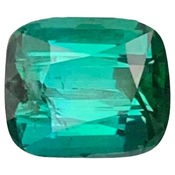 1.75 Karat Natürlicher Lose Blauer Grüner Turmalin Cushion Shape Edelstein im Angebot