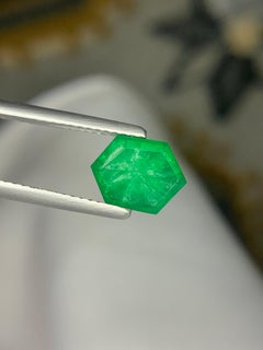 1.75 Karat natürlicher loser Smaragd Edelstein aus Swat, Pakistan