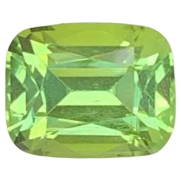 1.75 Carat Natural Loose Mint Green Tourmaline Cushion Cut Afghan Gemstone (pierre précieuse afghane)