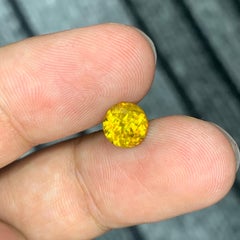 1.75 Carat Natural Loose Sphene / Titanite Round Shape Gemstone
