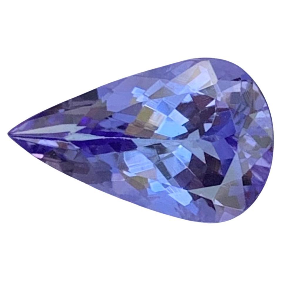 1.75 Carat Natural Loose Tanzanite Pear Shape Gemstone From Tanzania