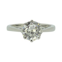 1.75 Karat Diamant im Altschliff Solitär-Ring