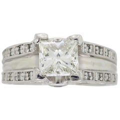 1.75 Carat Platinum Diamond Engagement Ring