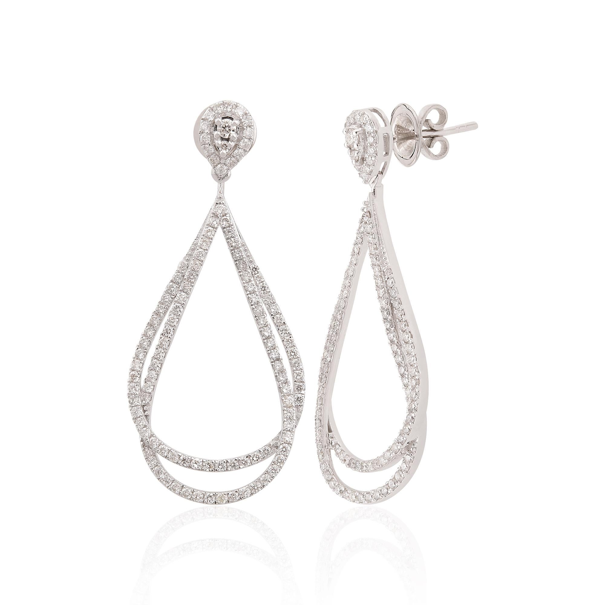 Item Code :- SFE-1007A
Gross Weight :- 7.17 gm
14k White Gold Weight :- 6.82 gm
Diamond Weight :- 1.75 carat ( AVERAGE DIAMOND CLARITY SI1-SI2 & COLOR H-I )
Earrings Length :- 47 mm approx.
✦ Sizing
.....................
We can adjust most items to