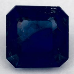 Gema suelta de zafiro azul de 1.75 qt