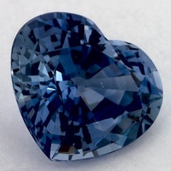 1.75 Karat Blauer Saphir Herz Loser Edelstein