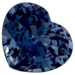 1.75 Ct Blue Sapphire Heart Loose Gemstone