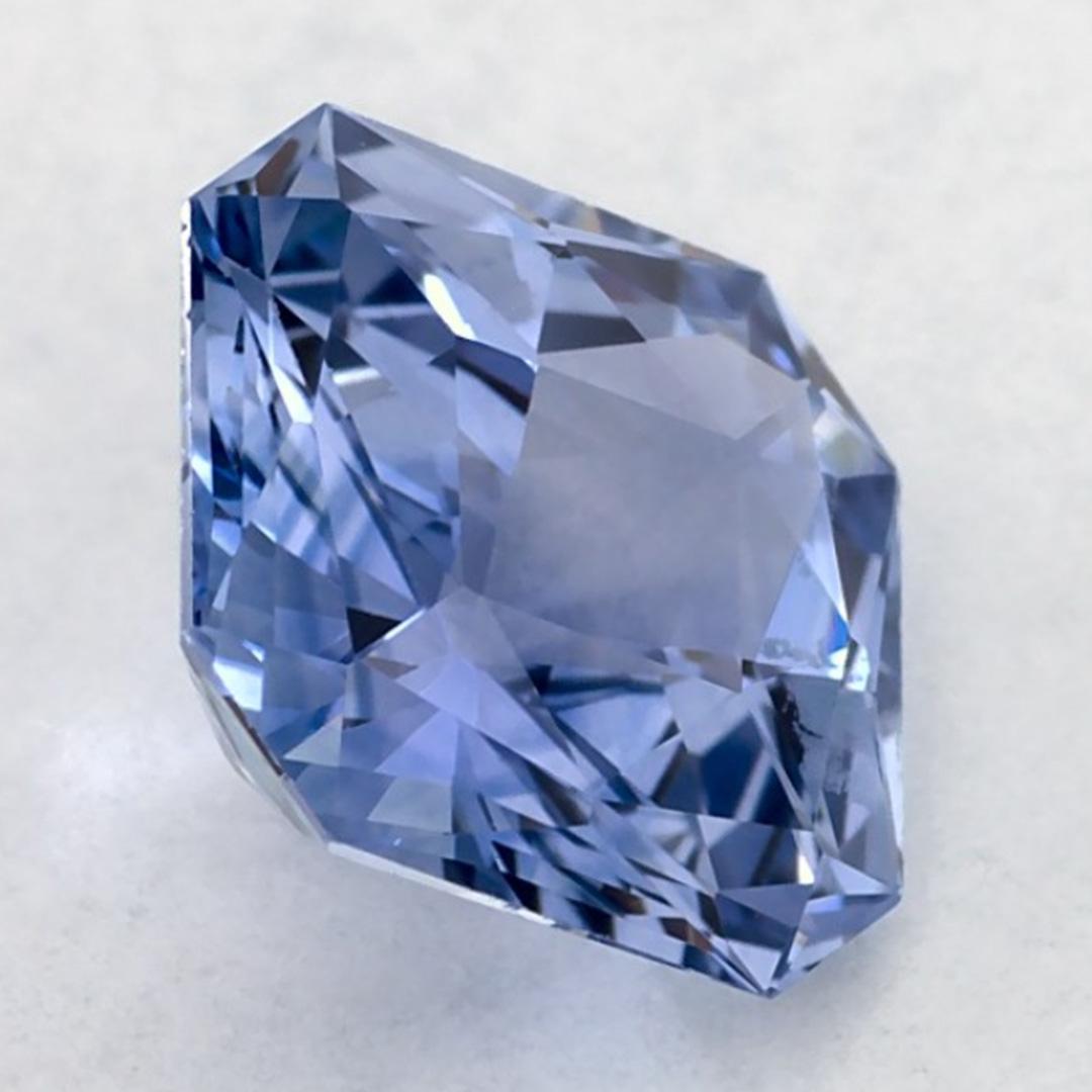 1.75 carati di zaffiro blu ottagonale sfuso in vendita 2