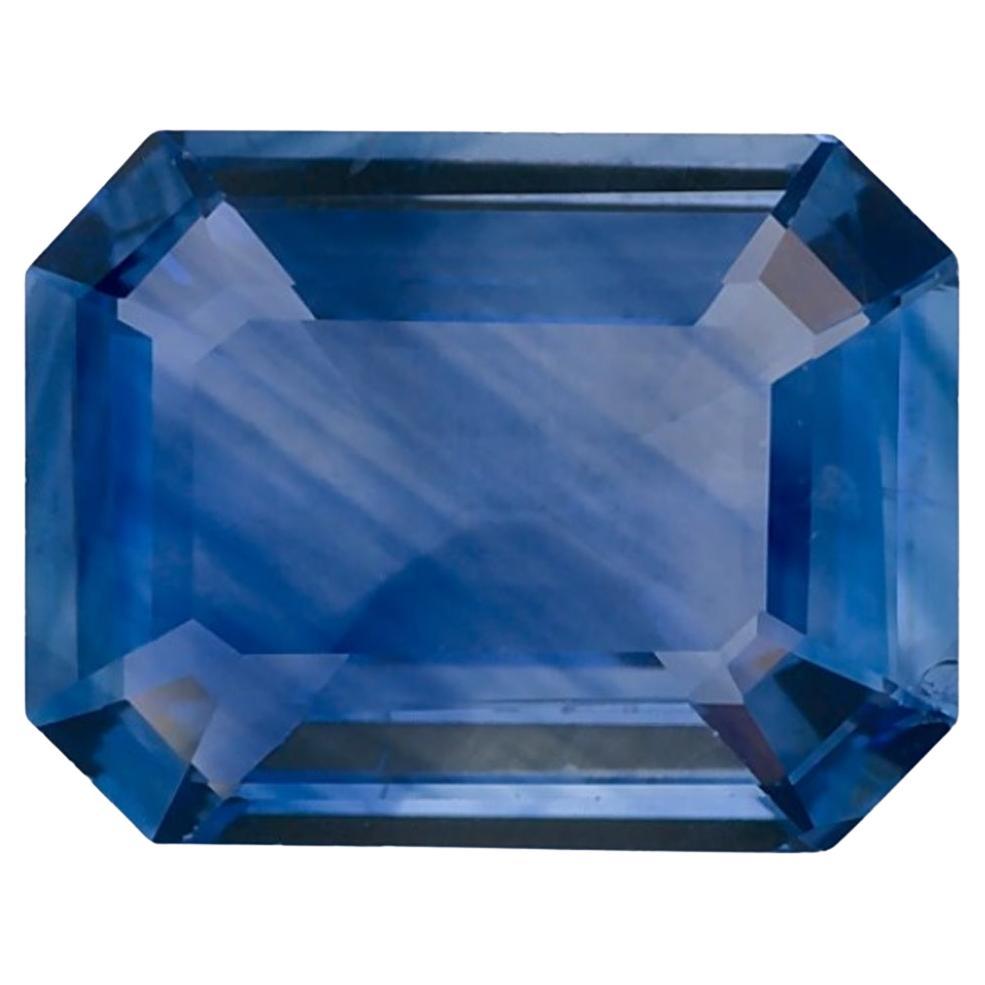 1.75 carati di zaffiro blu ottagonale sfuso