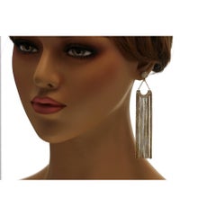 1.75 CT Diamonds in 18K Yellow Gold Waterfalls Drop Earrings