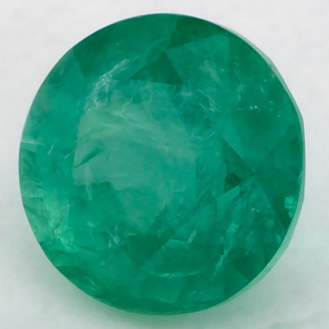 1.75 Ct Smaragd Runde Lose Edelstein (Rundschliff) im Angebot