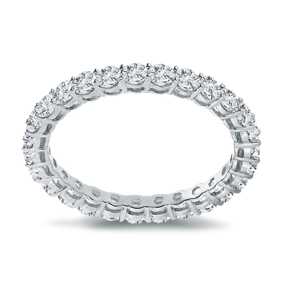 For Sale:  1.75 Ct. Tw. Shared Prong Round Cut Natural Diamond Eternity Band 3