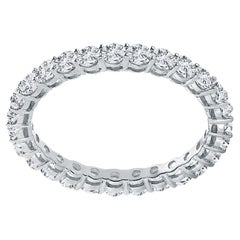 1.75 Ct. Tw. Shared Prong Round Cut Natural Diamond Eternity Band