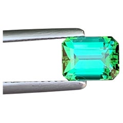 Pietra preziosa di tormalina naturale, pulita, di colore verde-bluastro, 1,75 carati, per gioielli, 7 mm
