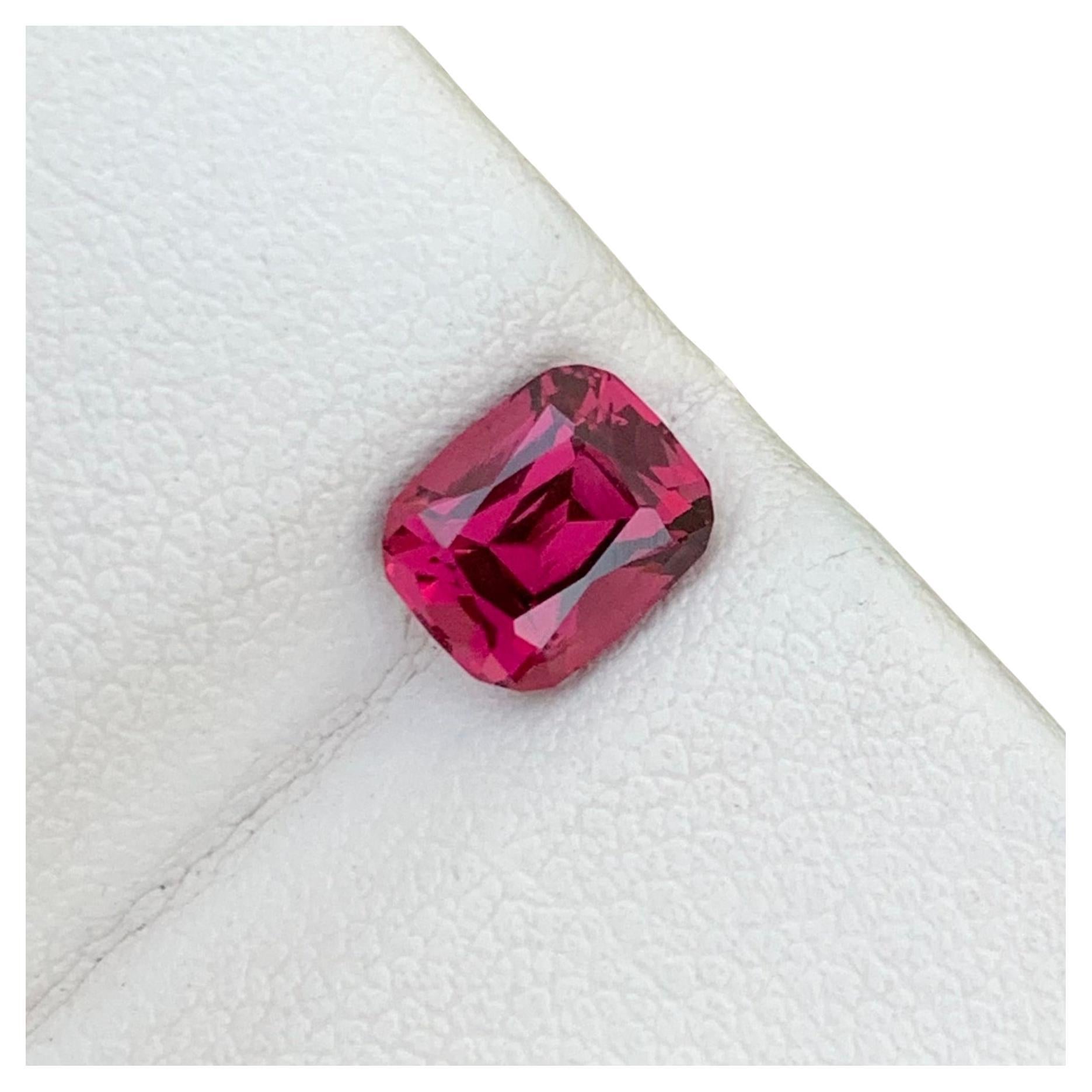 1.75 Cts Natural Loose Rhodolite Garnet Ring Gem From Tanzania Mine