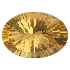 17.50 Carat Natural Loose Citrine Oval Shape Brazilian Gemstone (Citrine brésilienne en vrac de forme ovale)