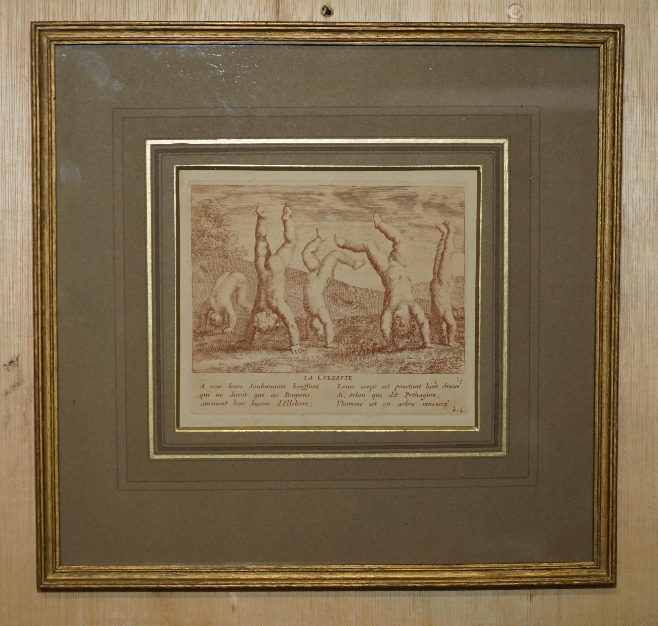 1750 ENSEMBLE DE 12 GRAVURES EN PLAQUE DE CUIVRE DE SEPIA D'AMORINI 