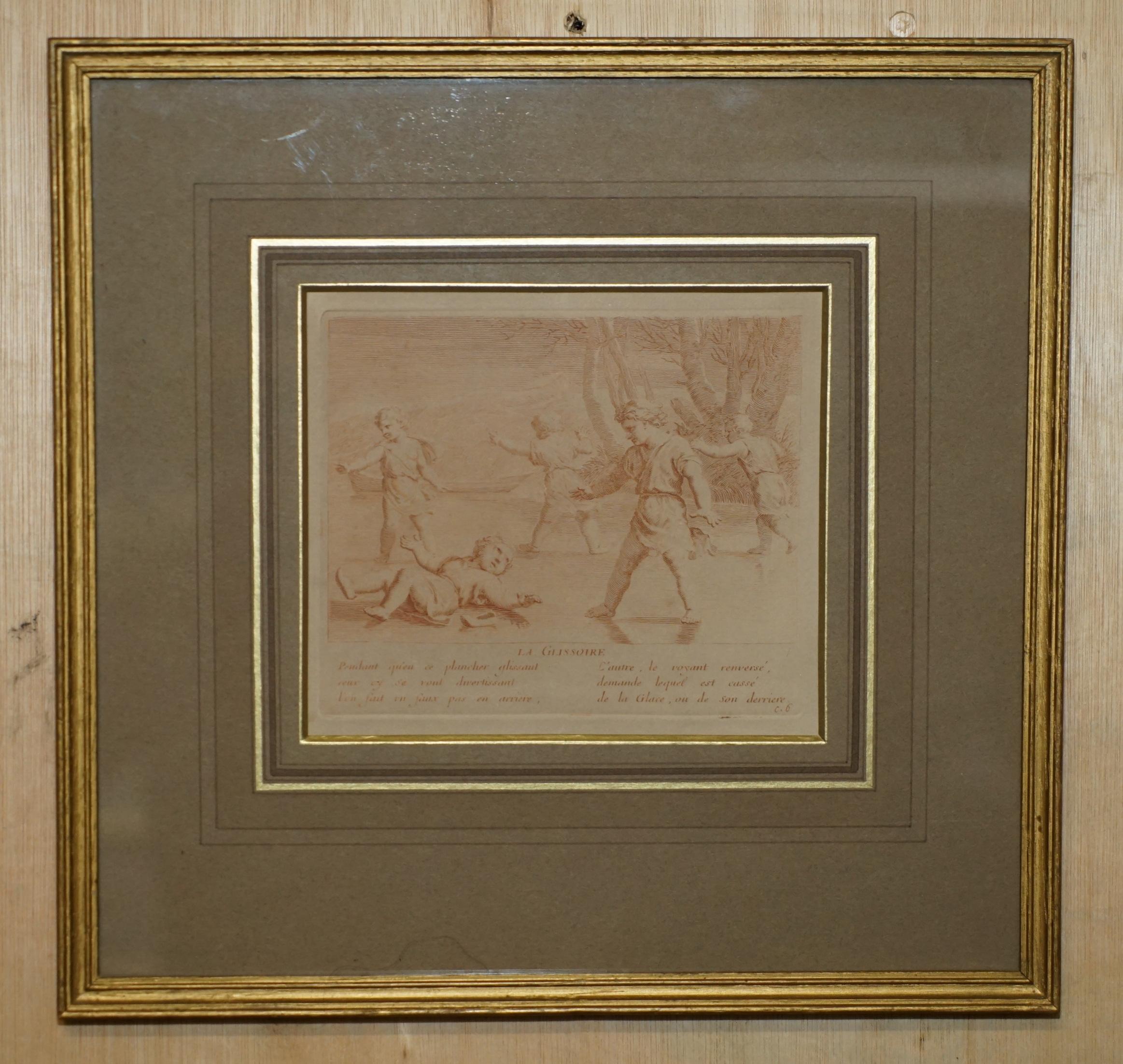 1750 ENSEMBLE DE 12 GRAVURES EN PLAQUE DE CUIVRE DE SEPIA D'AMORINI 