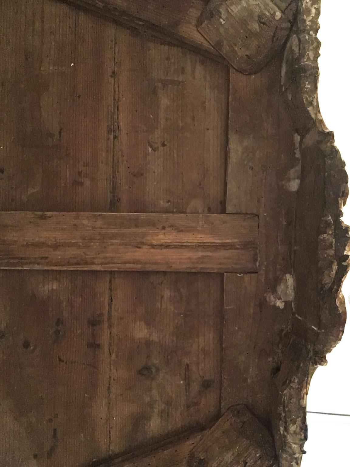 Console Venezia en bois laqué bleu clair et vert avec fleurs, 1750 en vente 5