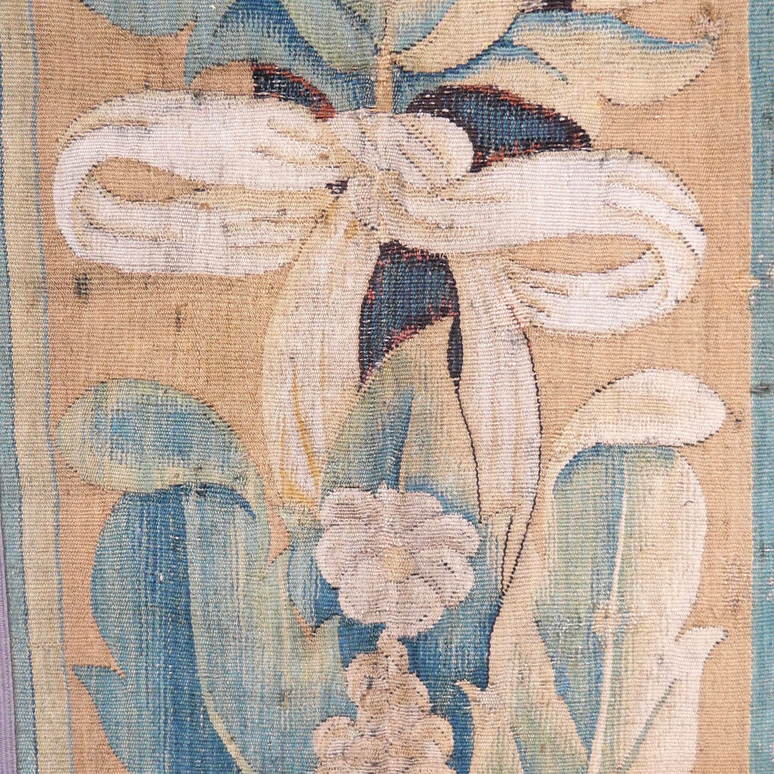 Flämischer Wandteppich Feuilles d'Aristoloche von 1750 (Belgisch) im Angebot