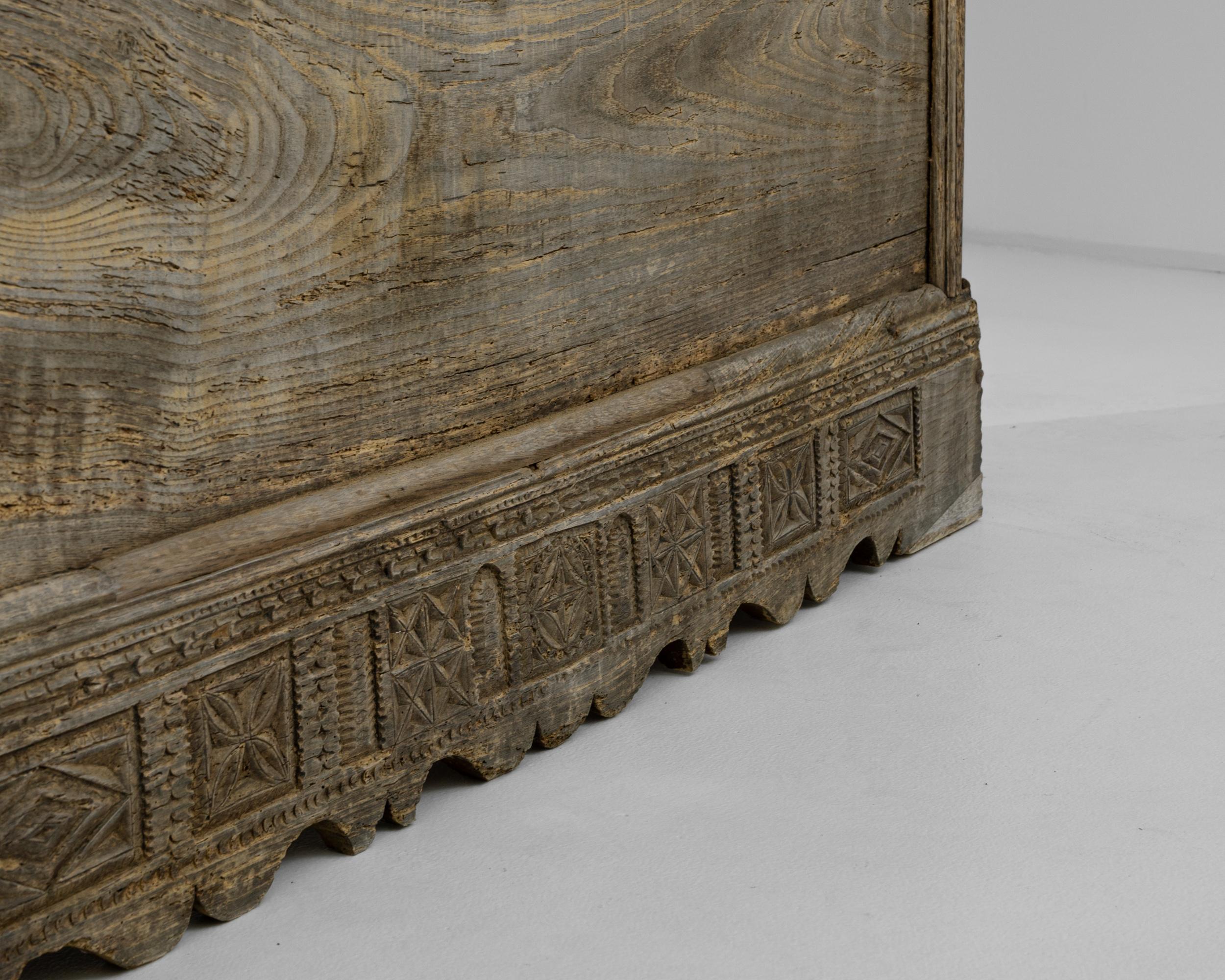 1750s French Bleached Oak Trunk For Sale 1