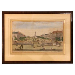 1752 „A View of Amsterdam“ Druck von George Balthasar Probst-Lithographie