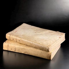 1752 Fontanella “Tractatus de Pactis Nuptialibus”, 2-Volume Folio Set, Original