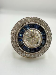 1.75CT Antiker Diamantring 18KT Gold einzigartig handgefertigt