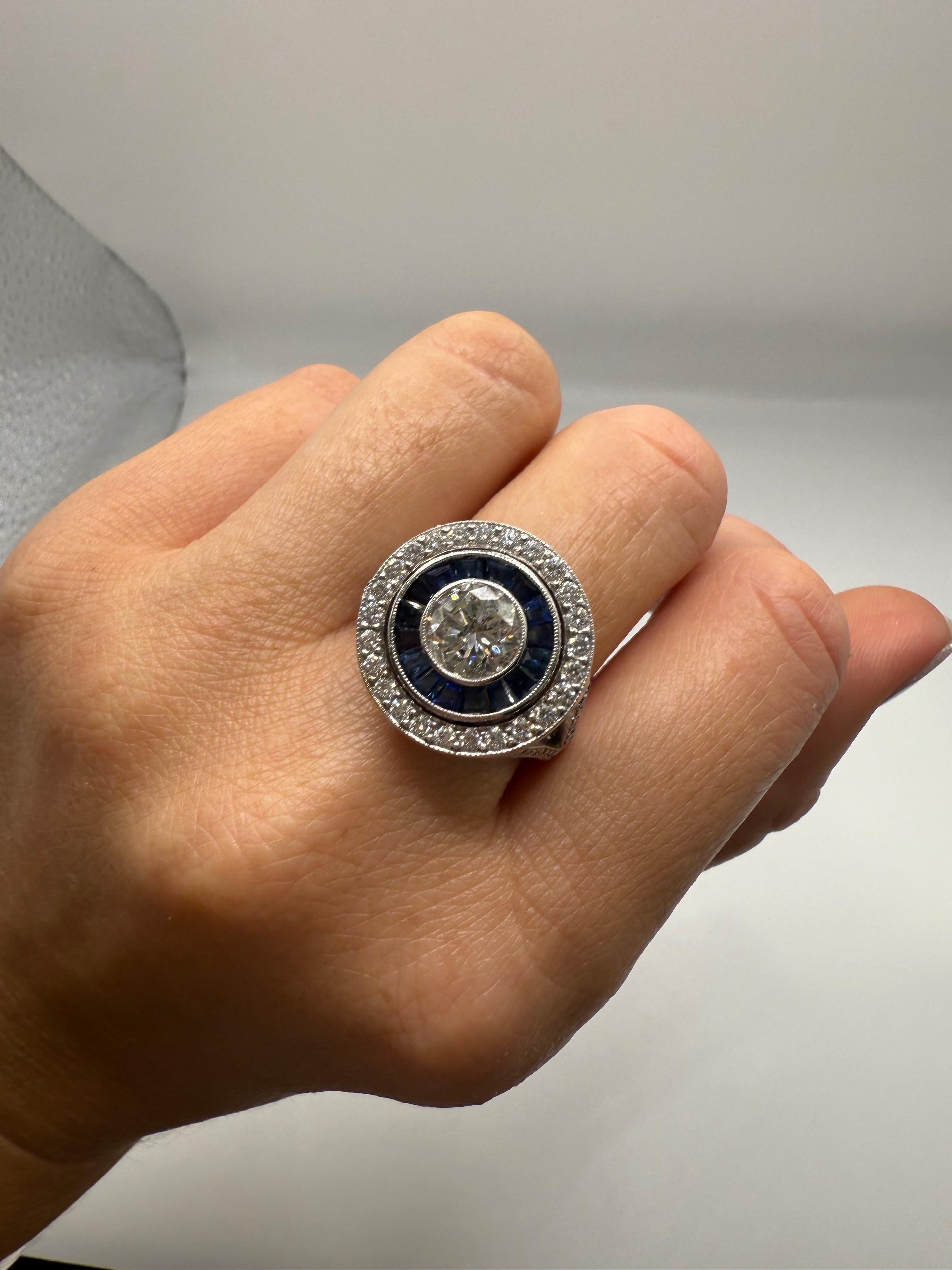 1.75CT Antiker Diamantring 18KT Gold einzigartig handgefertigt im Zustand „Hervorragend“ im Angebot in Boca Raton, FL