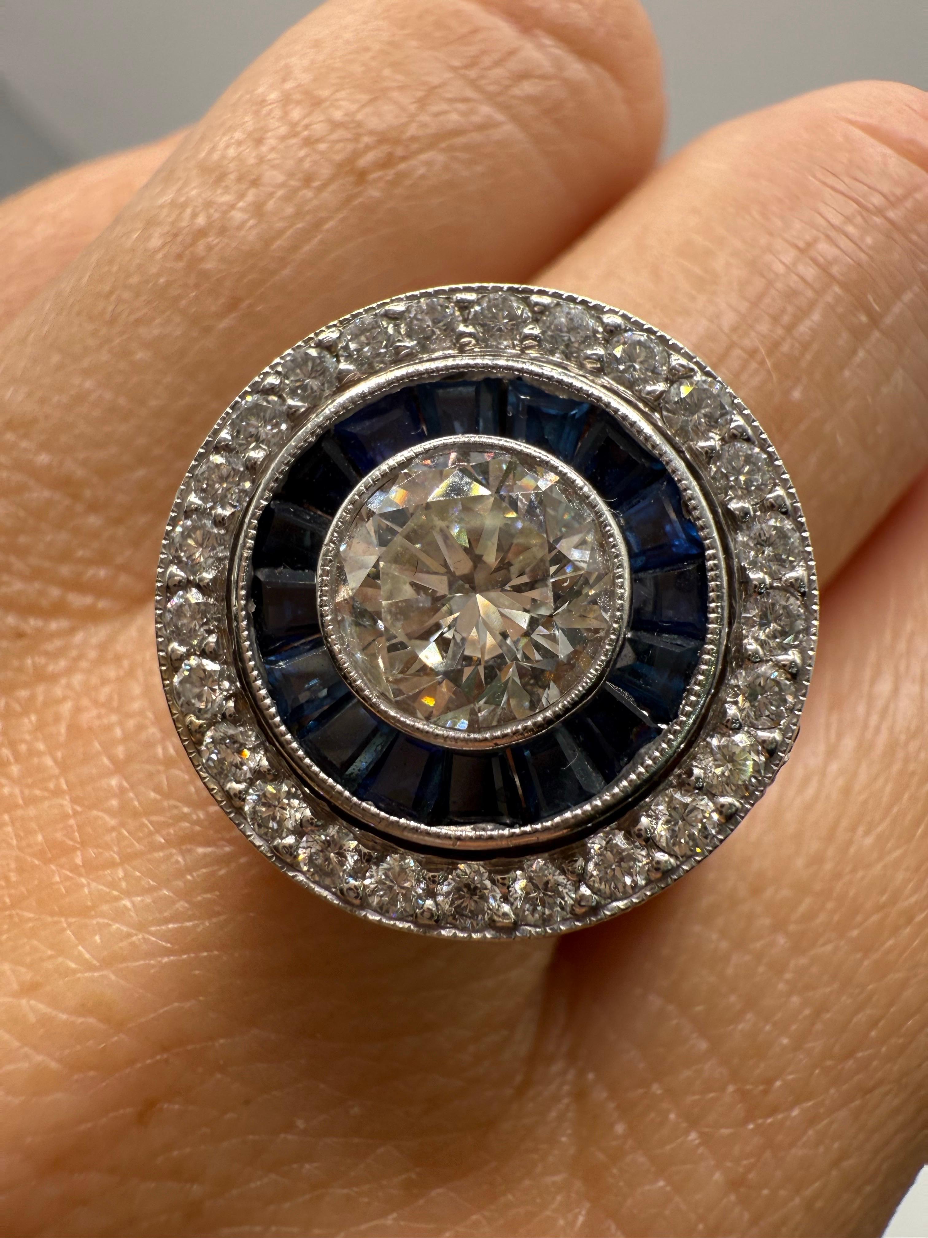 1.75CT Antiker Diamantring 18KT Gold einzigartig handgefertigt für Damen oder Herren im Angebot