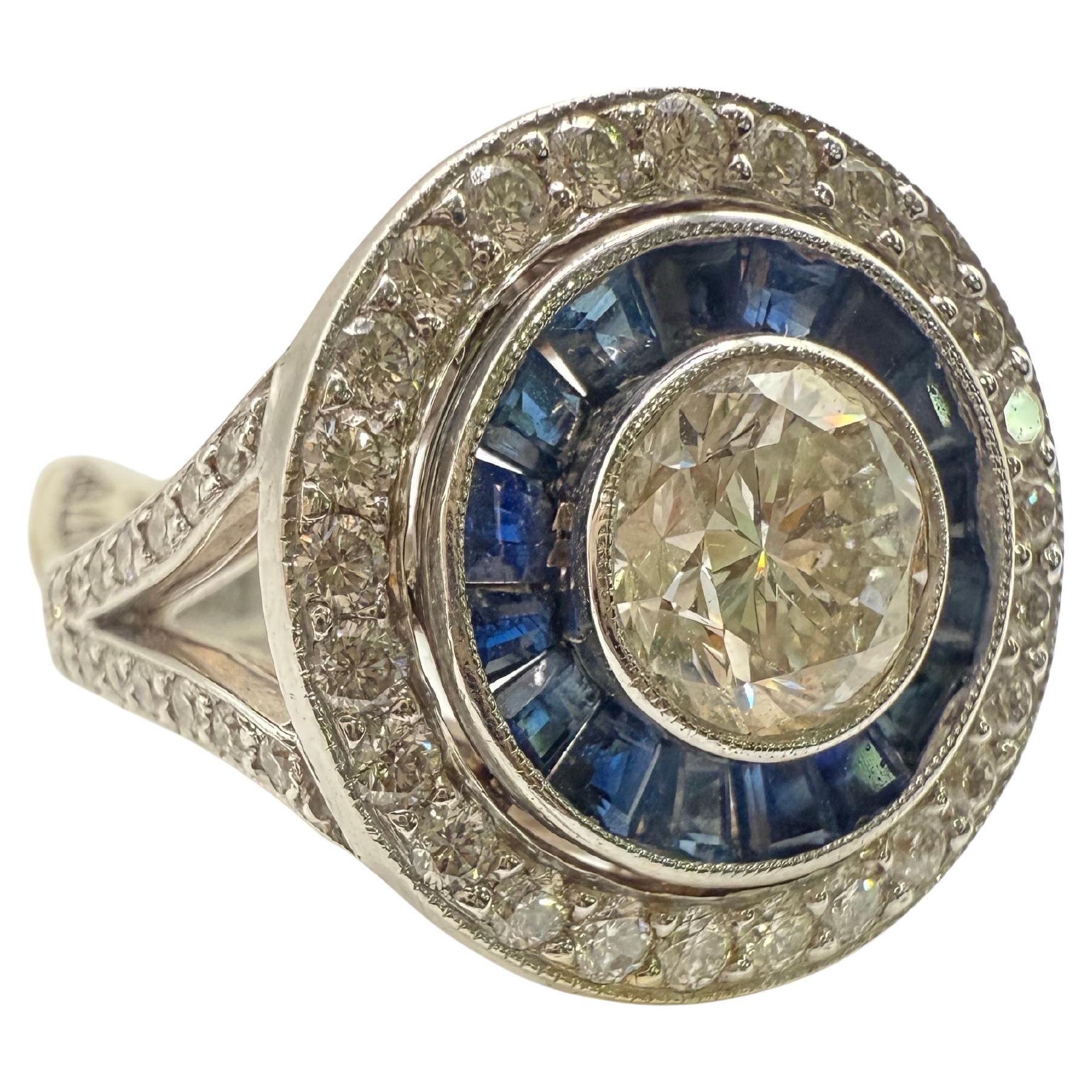 1.75CT Antiker Diamantring 18KT Gold einzigartig handgefertigt im Angebot