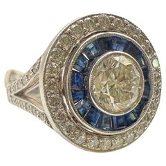1.75CT Antique Diamond ring 18KT gold unique handmade