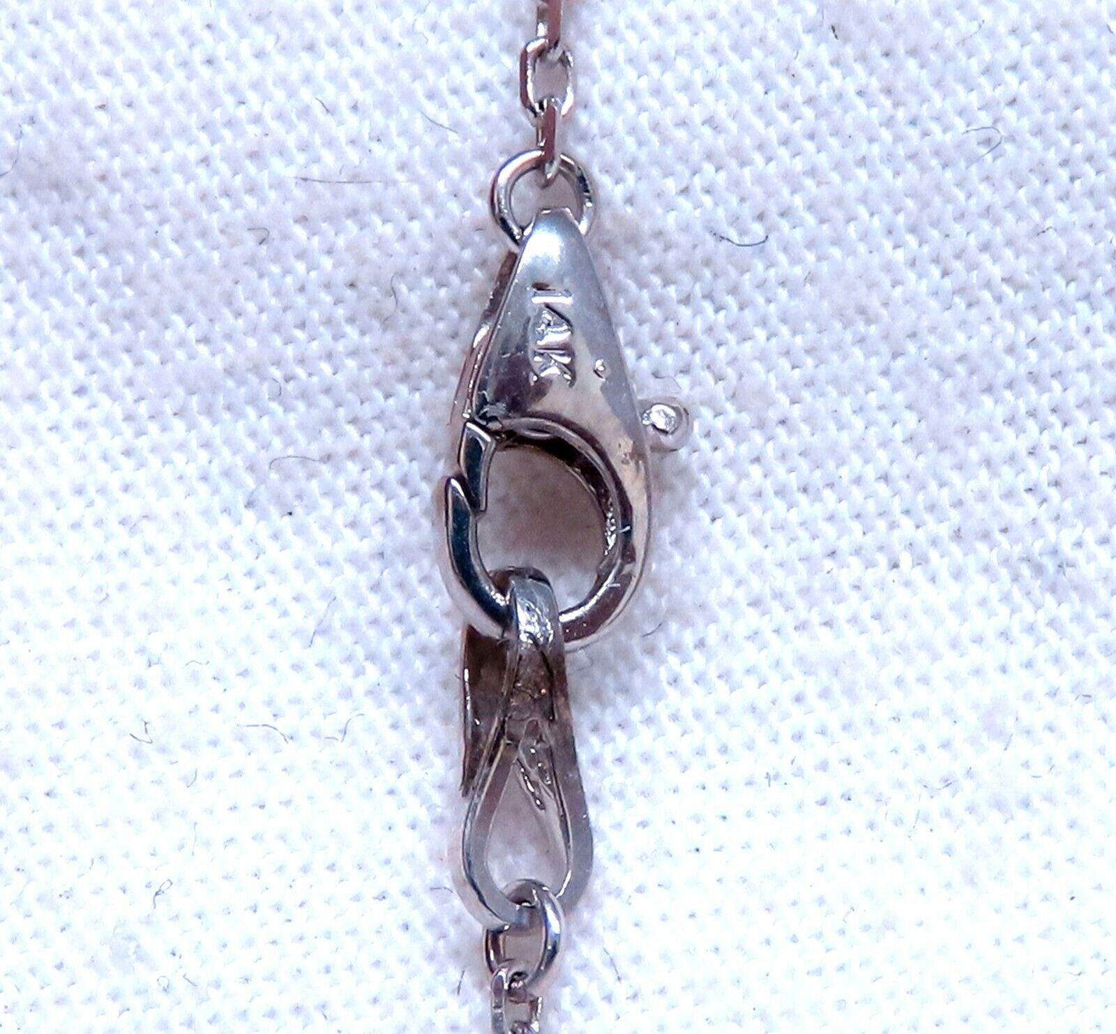 da uomo o donna Collana di diamanti Nature a cuore aperto da 1,75ct 14 carati G/VS in vendita