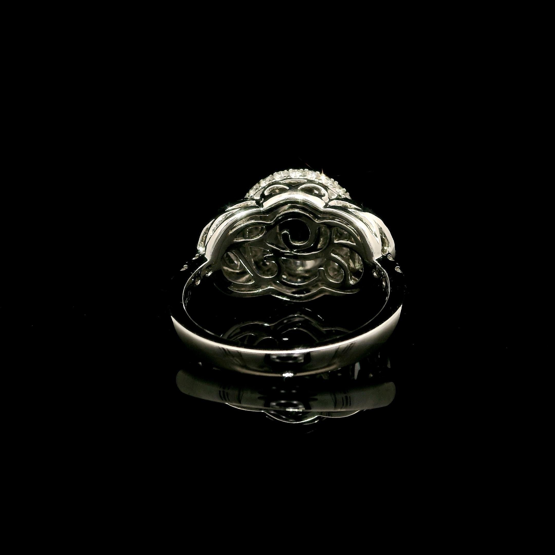 Anello con zaffiro e diamante da 1,75 carati in vendita 5