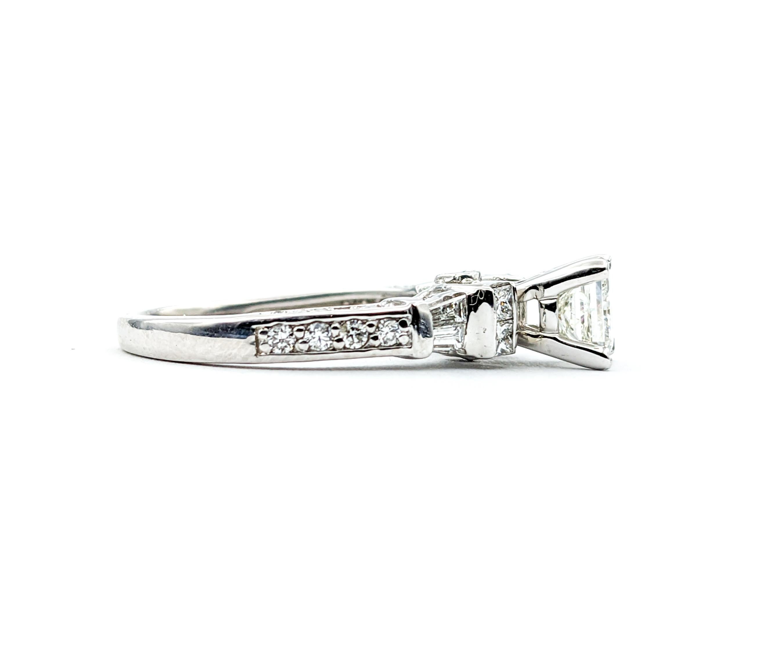 1,75ctw Diamant-Verlobungsring aus 950pt Platin im Zustand „Hervorragend“ im Angebot in Bloomington, MN