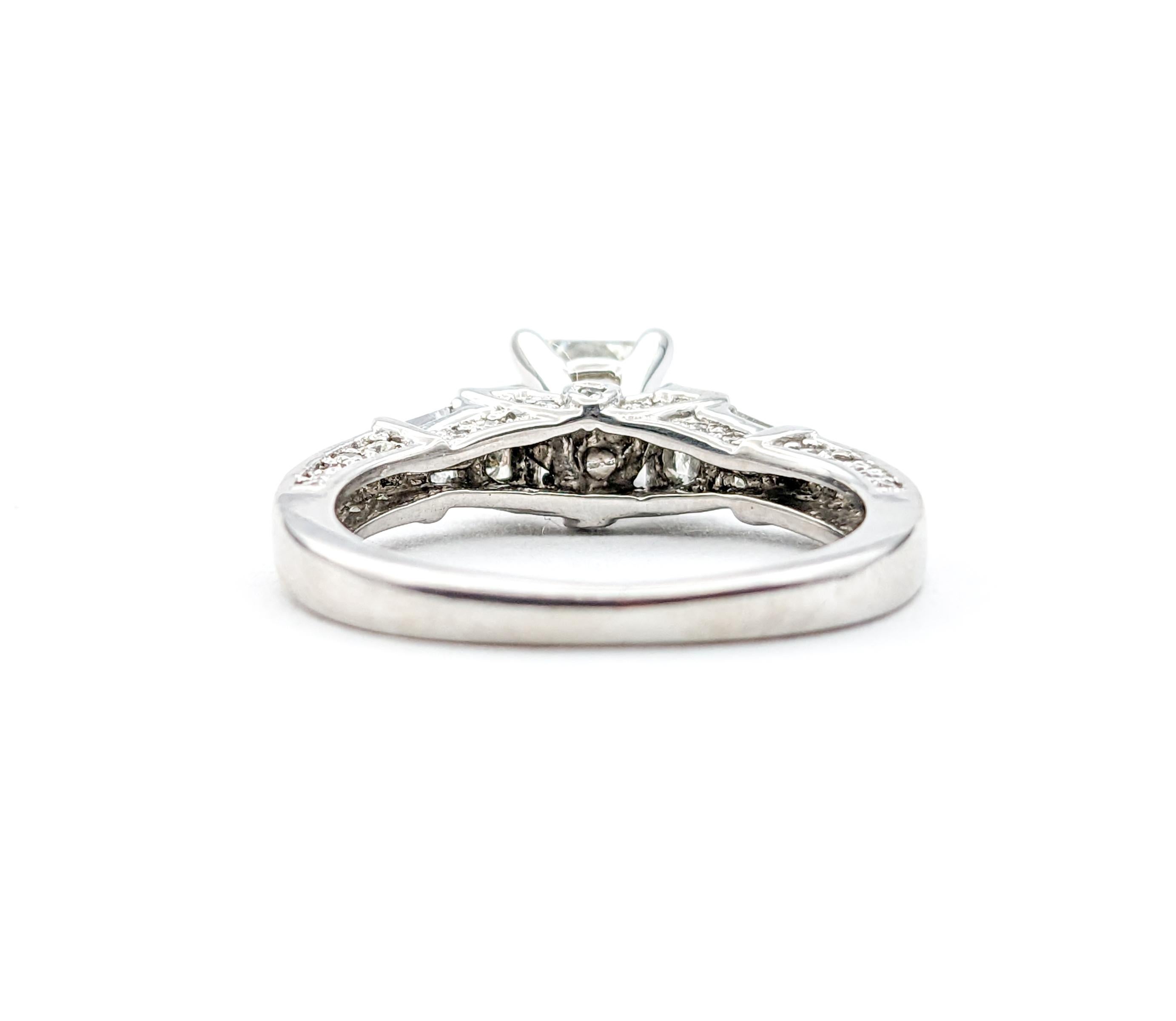 Women's 1.75ctw Diamond Engagement Ring In 950pt Platinum For Sale